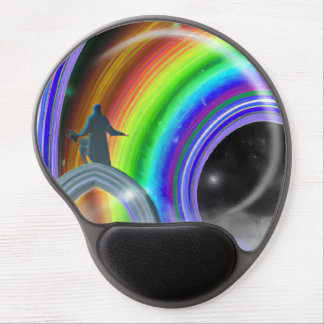Mystery Figure at the Inter-Dimensional Stargate Gel Mouse Pad