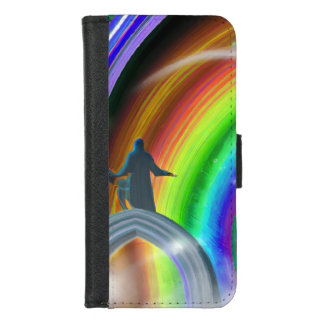 Mystery Figure at the Inter-Dimensional Stargate iPhone 8/7 Wallet Case