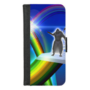 Mystery Figure at the Inter-Dimensional Stargate iPhone 8/7 Wallet Case