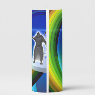 Mystery Figure at the Inter-Dimensional Stargate Pillar Candle