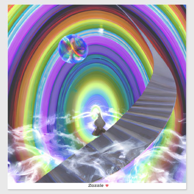 Mystery Figure at the Inter-Dimensional Stargate Sticker (Sheet)