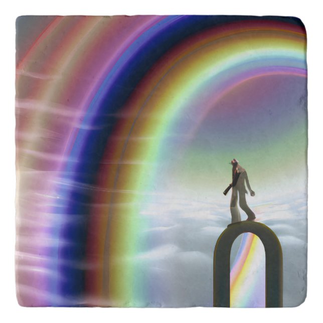 Mystery Figure at the Inter-Dimensional Stargate Trivet (Front)