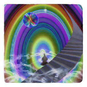 Mystery Figure at the Inter-Dimensional Stargate Trivet