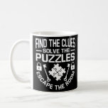 Mystery Find The Clues Solve The Puzzles Escape Ro Coffee Mug
