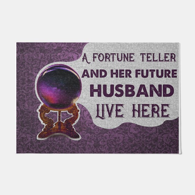 Mystery Fortune Teller Customized Doormat (Front)
