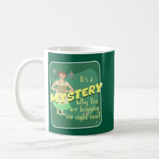 Mystery Fun Snarky Retro Reader Housewife
