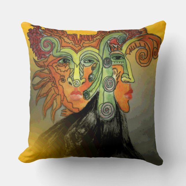 Mystery Hour Town Pillow (Front)