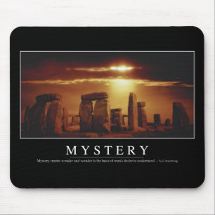 Mystery: Inspirational Quote Mouse Pad