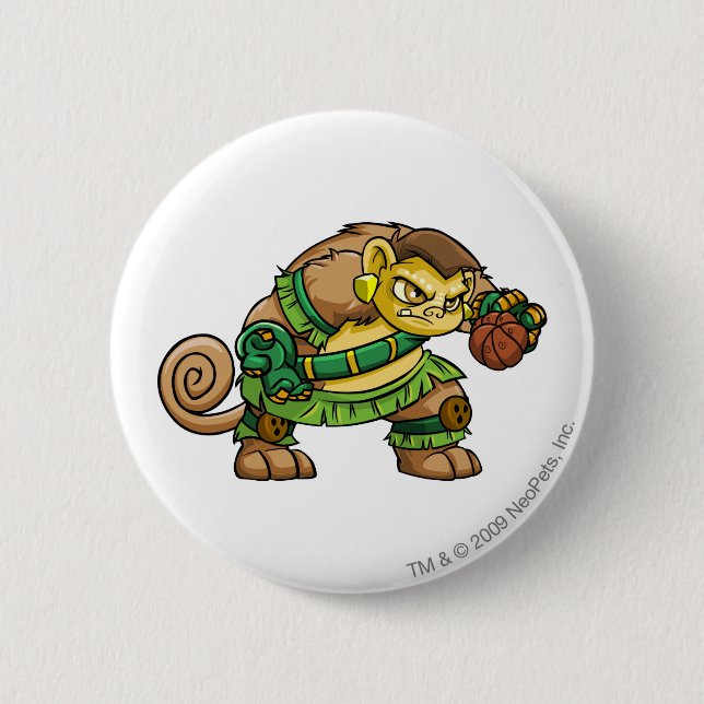 Mystery Island Team Captain 2 Pinback Button (Front)