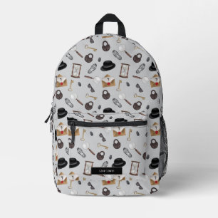 Mystery Kids Secret Agent Detective Theme Printed Backpack