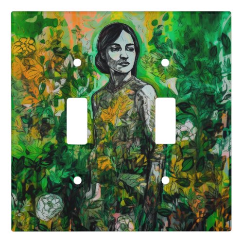 Mystery Lady  Light Switch Cover