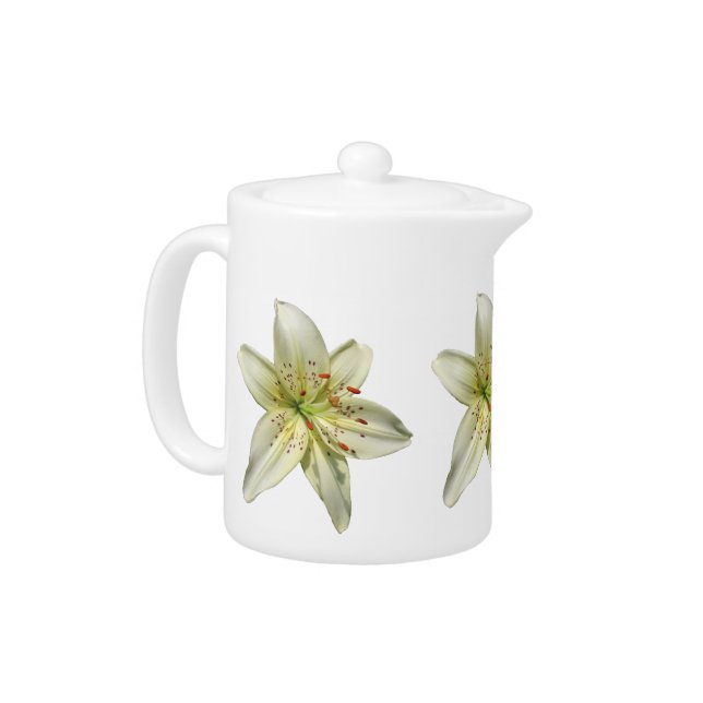 Mystery lily ~ Teapot (Left)