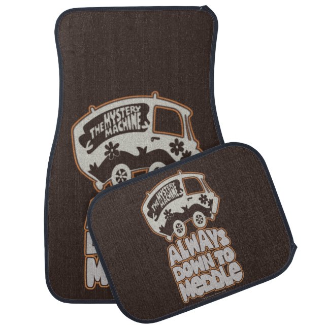 Mystery Machine "Always Down To Meddle" Car Floor Mat (Set)