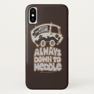 Mystery Machine "Always Down To Meddle" iPhone X Case