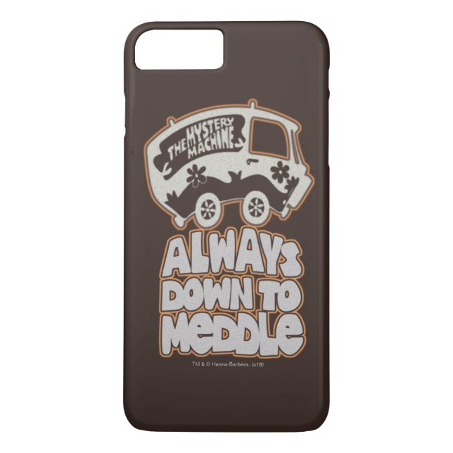 Mystery Machine "Always Down To Meddle" Case-Mate iPhone Case (Back)