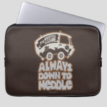 Mystery Machine "Always Down To Meddle" Laptop Sleeve