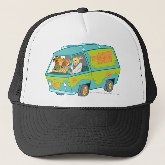 Mystery Machine Fright Trucker Hat (Front)