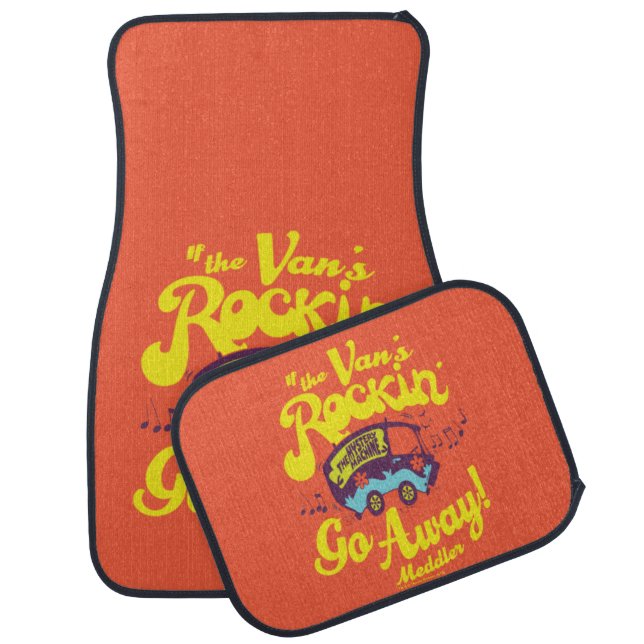Mystery Machine "If The Van's Rockin'..." Car Floor Mat (Set)