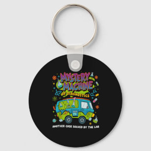 Mystery Machine Of Diagnostics Lab Week 2025 Med L Keychain