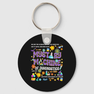 Mystery Machine Of Diagnostics Lab Week 2025 Med L Keychain