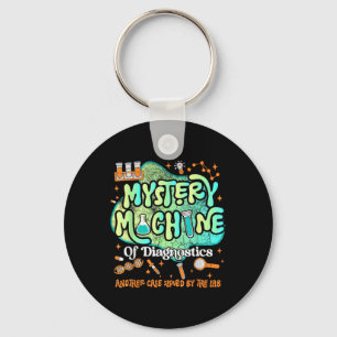 Mystery Machine Of Diagnostics Lab Week 2025 Med L Keychain