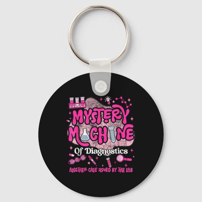 Mystery Machine Of Diagnostics Lab Week 2025 Med L Keychain (Front)