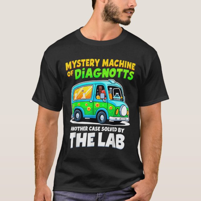 Mystery Machine Of Diagnostics Lab Week 2025 Tee  (Front)