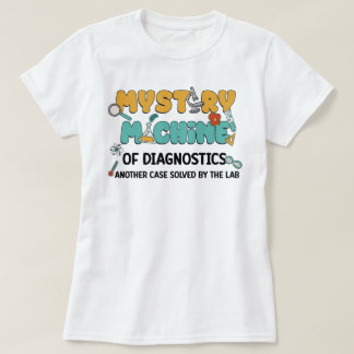 Mystery Machine Science Lab Funny Microbiology T-Shirt