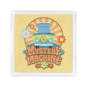 Mystery Machine Van Floral Graphic Acrylic Tray