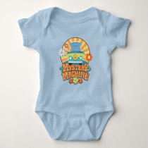 Mystery Machine Van Floral Graphic Baby Bodysuit