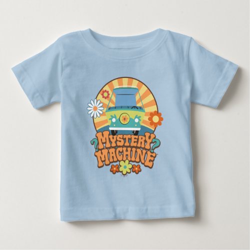 Mystery Machine Van Floral Graphic Baby T_Shirt