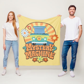 Mystery Machine Van Floral Graphic Fleece Blanket