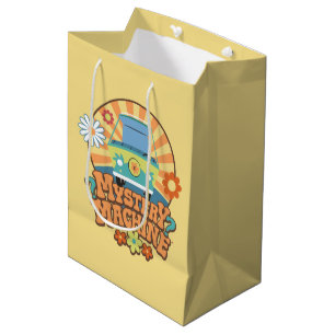 Mystery Machine Van Floral Graphic Medium Gift Bag