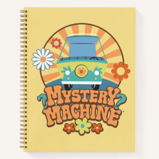 Mystery Machine Van Floral Graphic Notebook