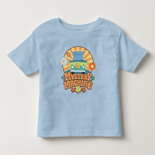 Mystery Machine Van Floral Graphic Toddler T_shirt