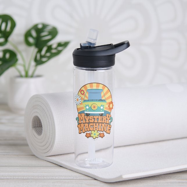 Mystery Machine Van Floral Graphic Water Bottle (Yoga)