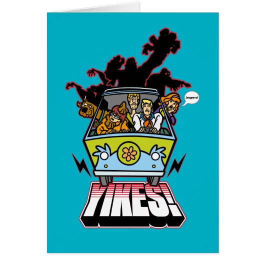Mystery Machine "Yikes!" Graphic Cards (Front)
