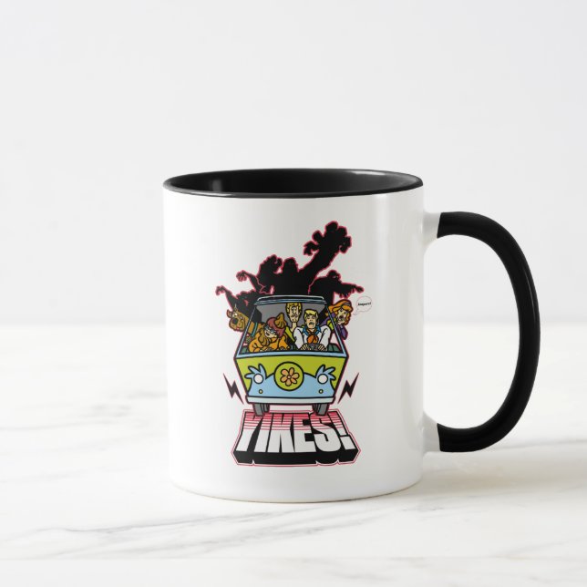 Mystery Machine "Yikes!" Graphic Mug (Right)