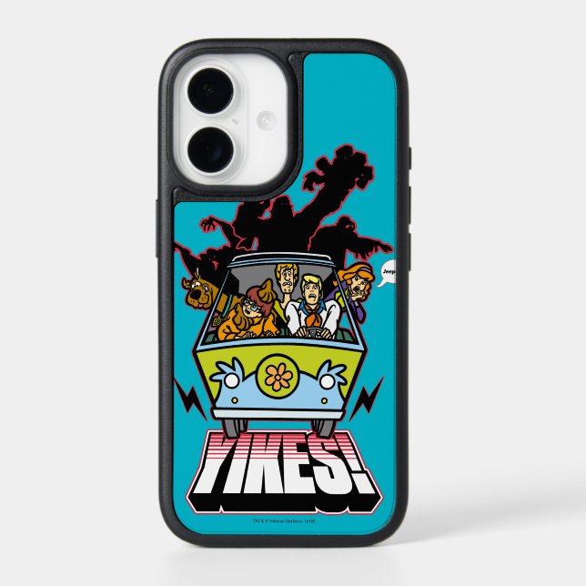Mystery Machine "Yikes!" Graphic Otterbox iPhone Case (Back)
