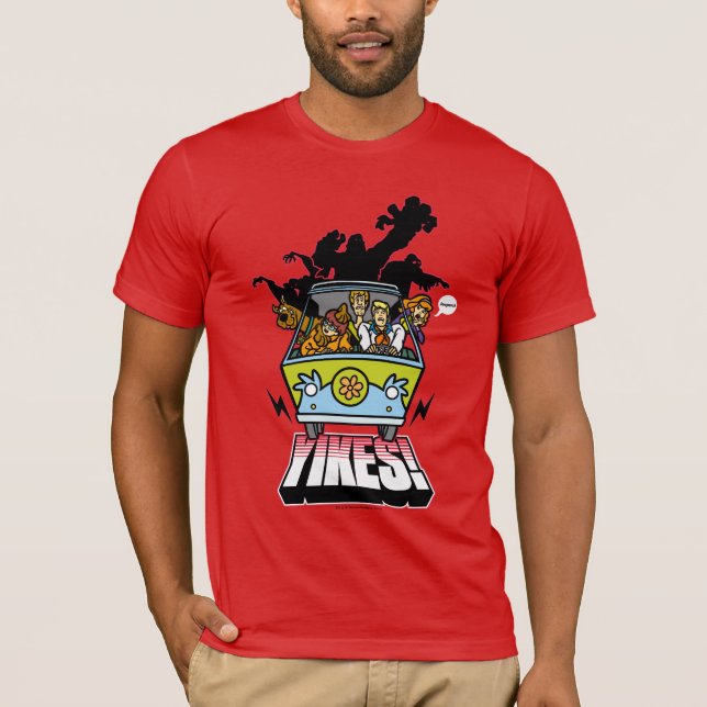 Mystery Machine "Yikes!" Graphic T-Shirt (Front)