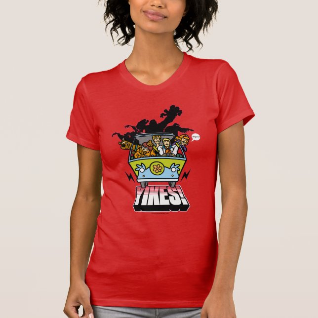 Mystery Machine "Yikes!" Graphic T-Shirt (Front)