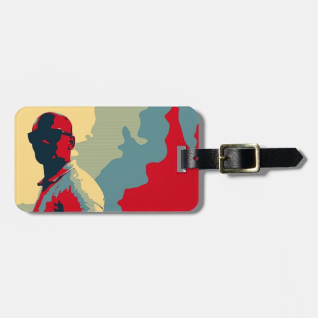 Mystery Man Luggage Tag (Front Horizontal)