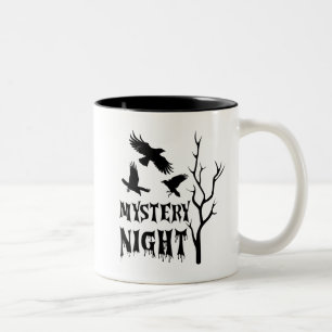 Mystery Night Gothic Crow Coffee Mug