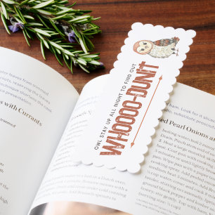 Mystery Novel Funny Night Owl  Bookmarks