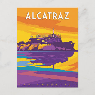 Mystery of Alcatraz with this Vintage Travel Postcard