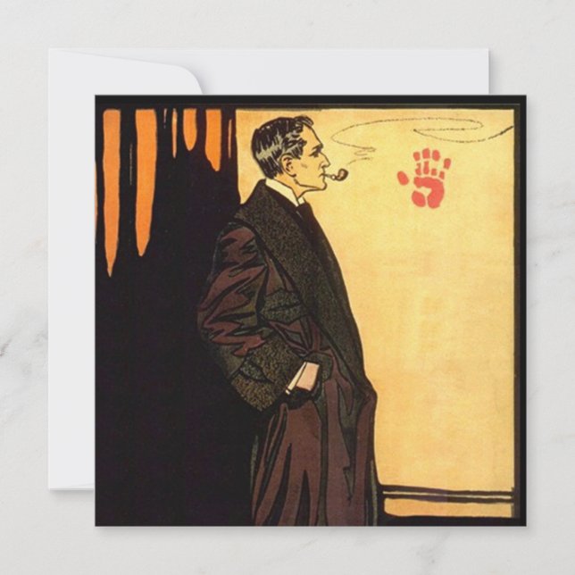 MYSTERY PARTY INVITE ~SUPER SLEUTH (Front)