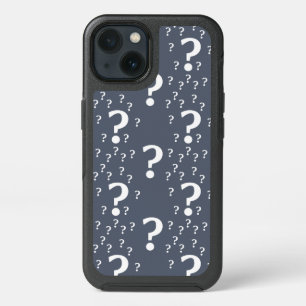 Mystery question mark riddle puzzle blue-grey Otte iPhone 13 Case