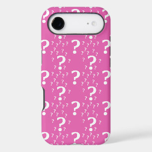 Mystery question mark riddle puzzle pink iPhone 17 air case