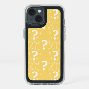 Mystery question mark riddle puzzle yellow speck i speck iPhone 13 case