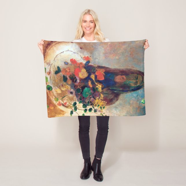 Mystery, Redon Fleece Blanket (In Situ)